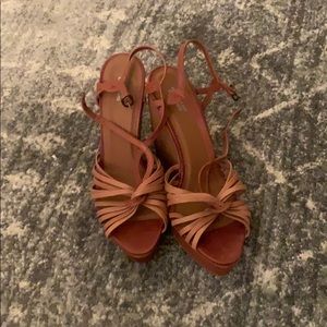 Comptoir Des cotonniers Brown wedges